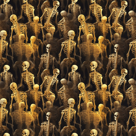 Auktion - 0,5m Jersey - Halloween Skelett