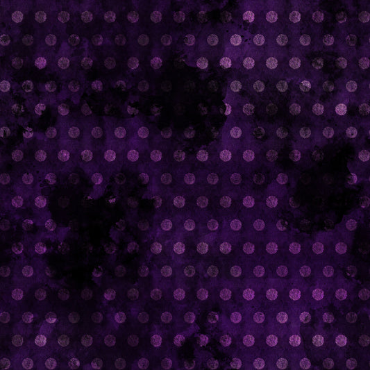 Auktion - 0,5m Jersey - Sweet Skull Lila Kombi