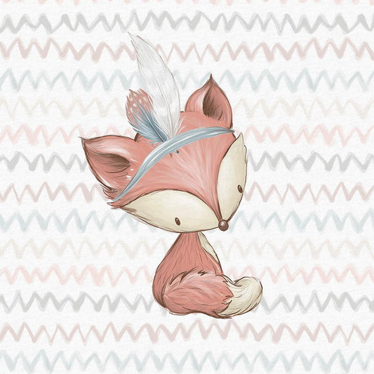 Sommersweat - Panel Waldfreunde Fuchs