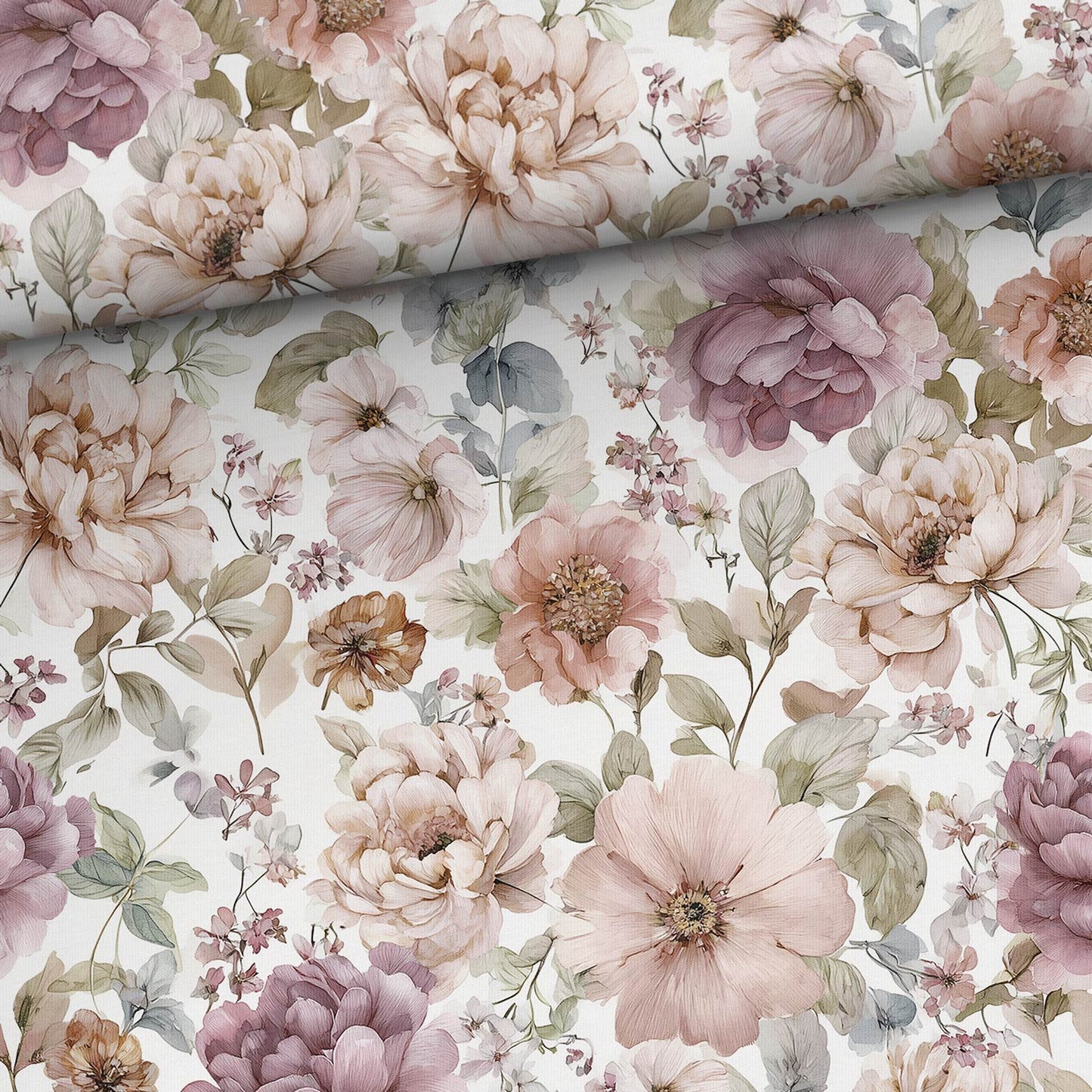 Sommersweat - Blumenmeer Pastell