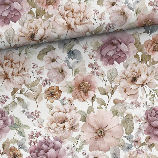 Sommersweat - Blumenmeer Pastell