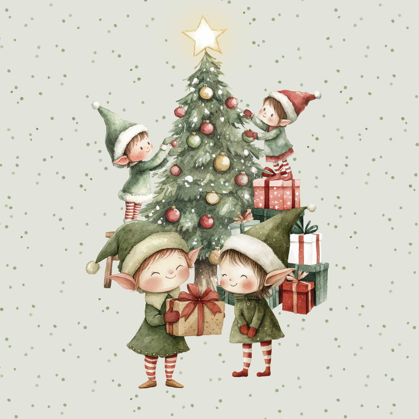 Sommersweat - Panel - Frohe Weihnachten