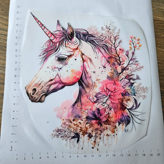 Bügelbild - Einhorn ca. 20cm