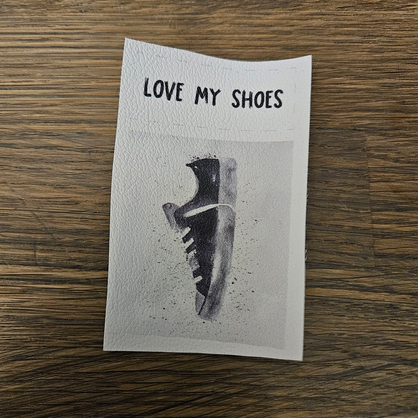 Kunstlederlabel Set - Love my Shoes