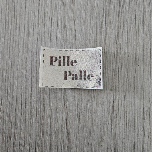 Kunstlederlabel - PillePalle