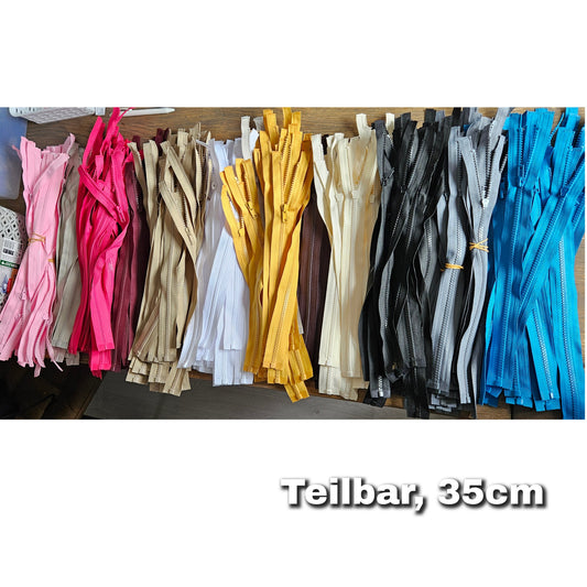 Paket Reißverschluss 35cm - teilbar - 120Stk (2x vorhanden)