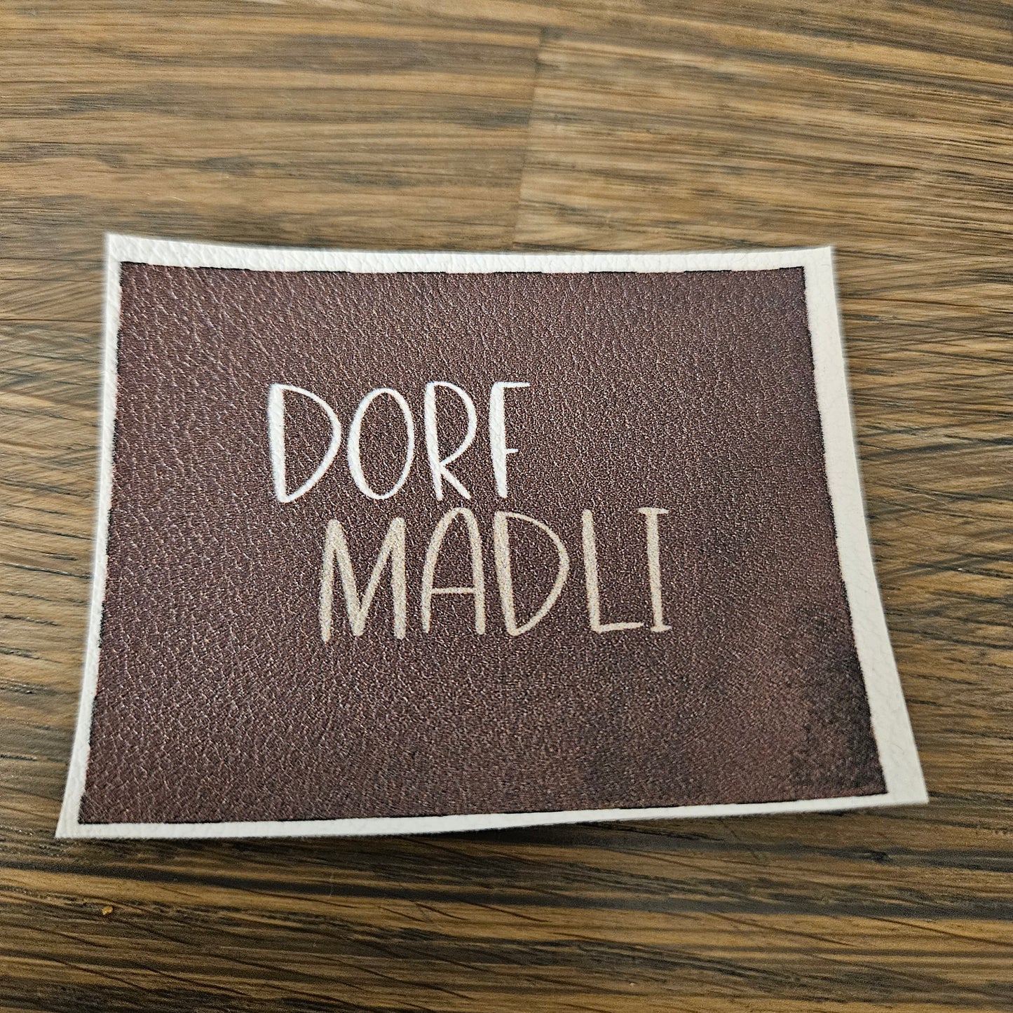 Kunstlederlabel - DorfMadli