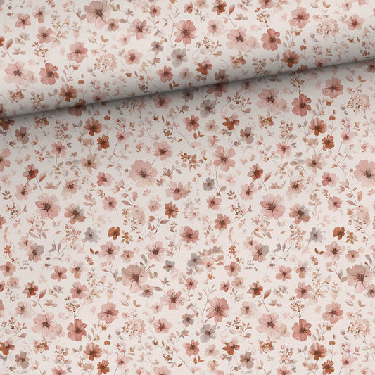 Jersey - Streublumen Rosa