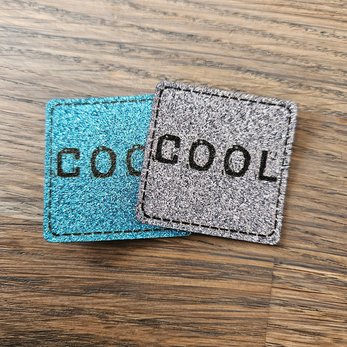 Patch - 4x4cm - Glitzer - Cool