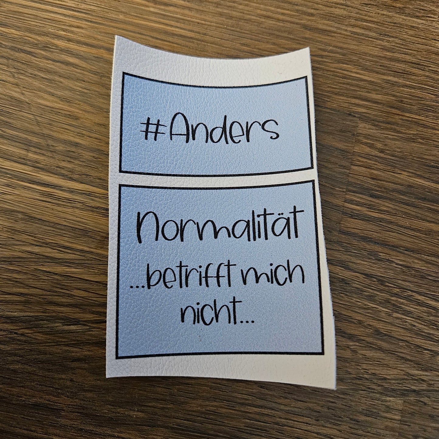 Kunstlederlabel Set - Anders