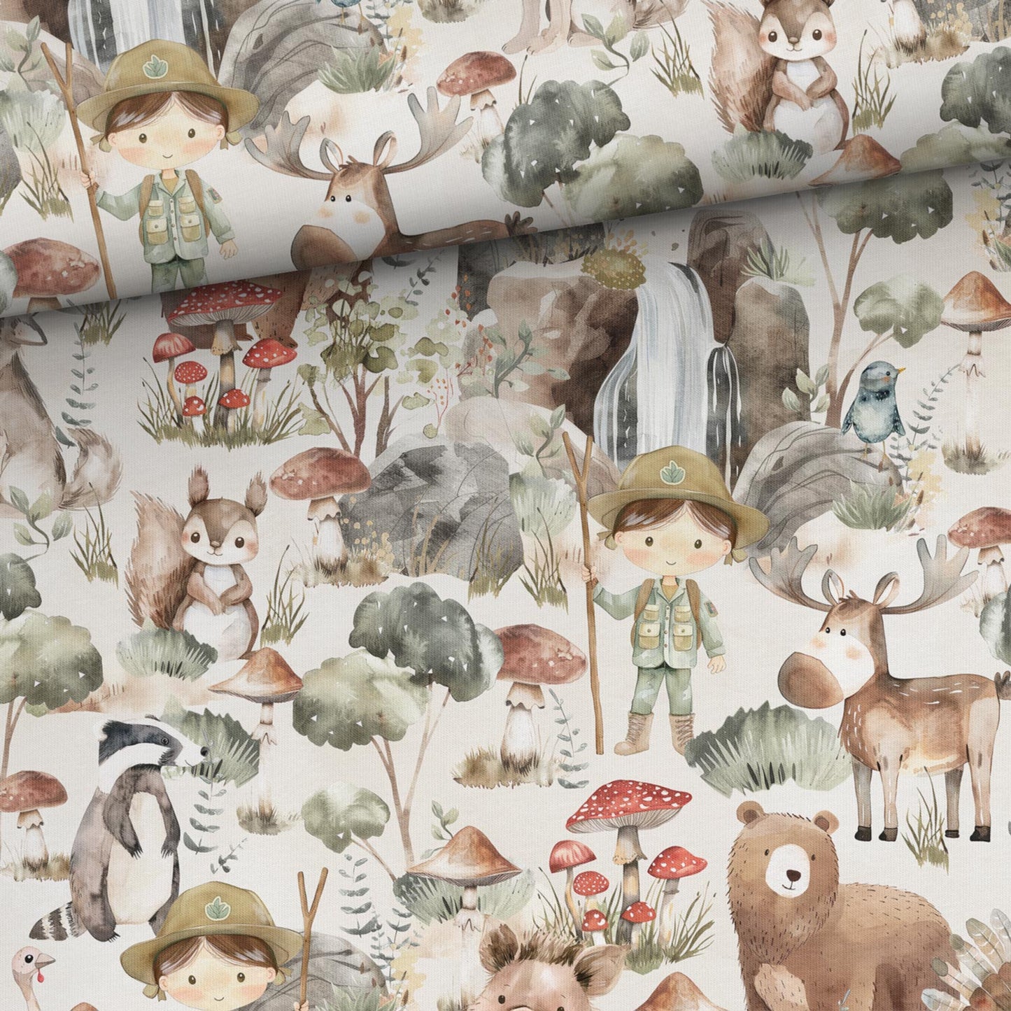 Sommersweat - Herbstwald Tiere