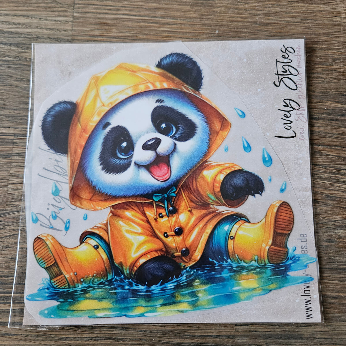 Bügelbild - Panda ca. 15cm