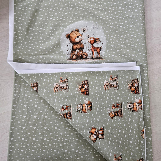 Sommersweat - Panel Waldliebe 70cm