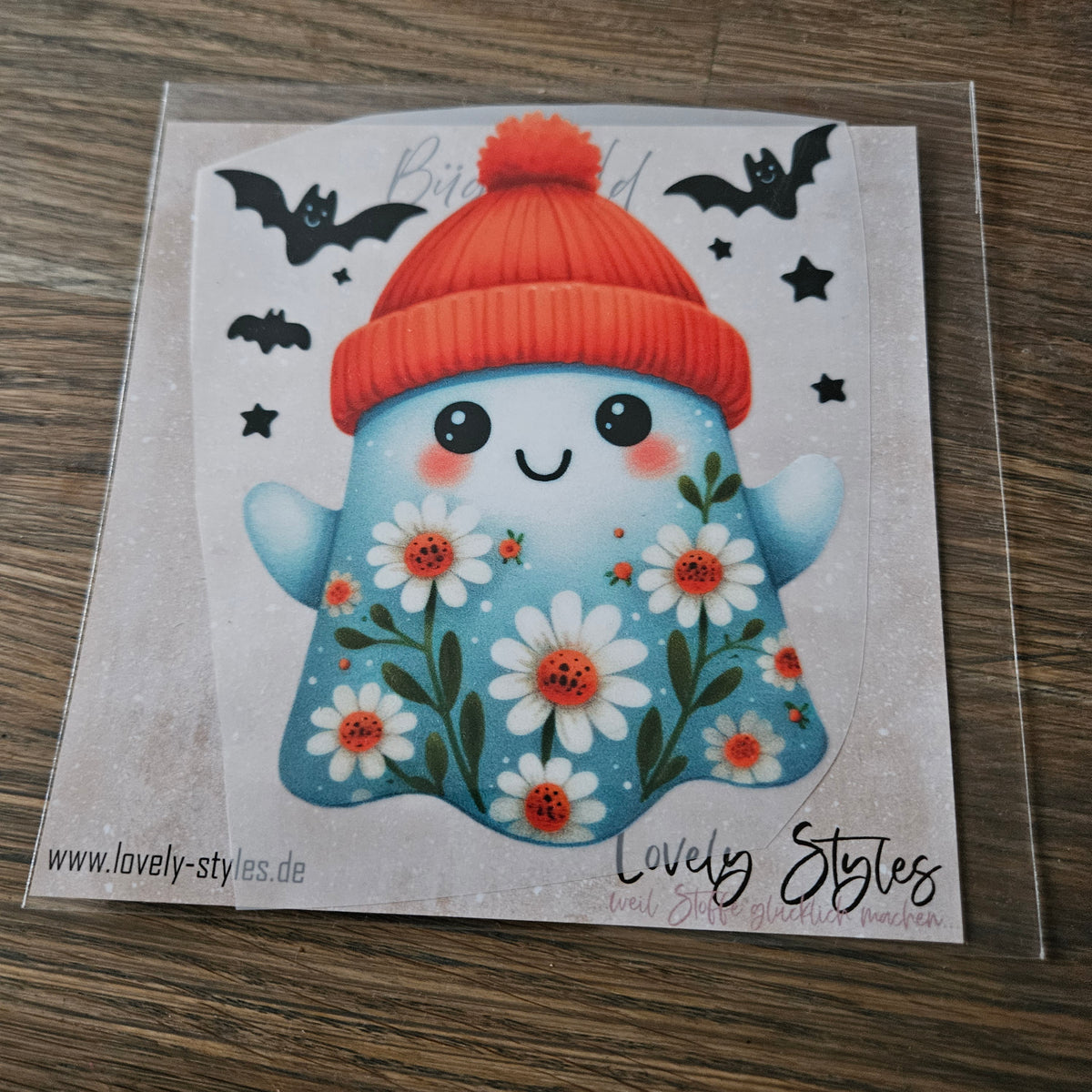 Bügelbild - Geist ca. 15cm