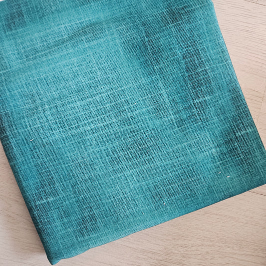 Sommersweat - Jeansoptik Türkis 0,5m