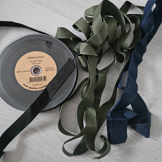 Auktion - Gurtband 2,5cm Restbestände