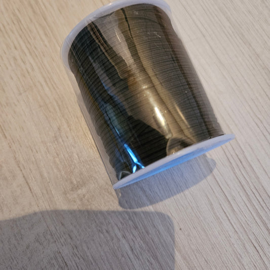 Gummiband Schwarz 3mm Rolle 50m