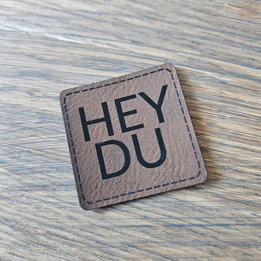 Patch - 4x4cm - Hey Du