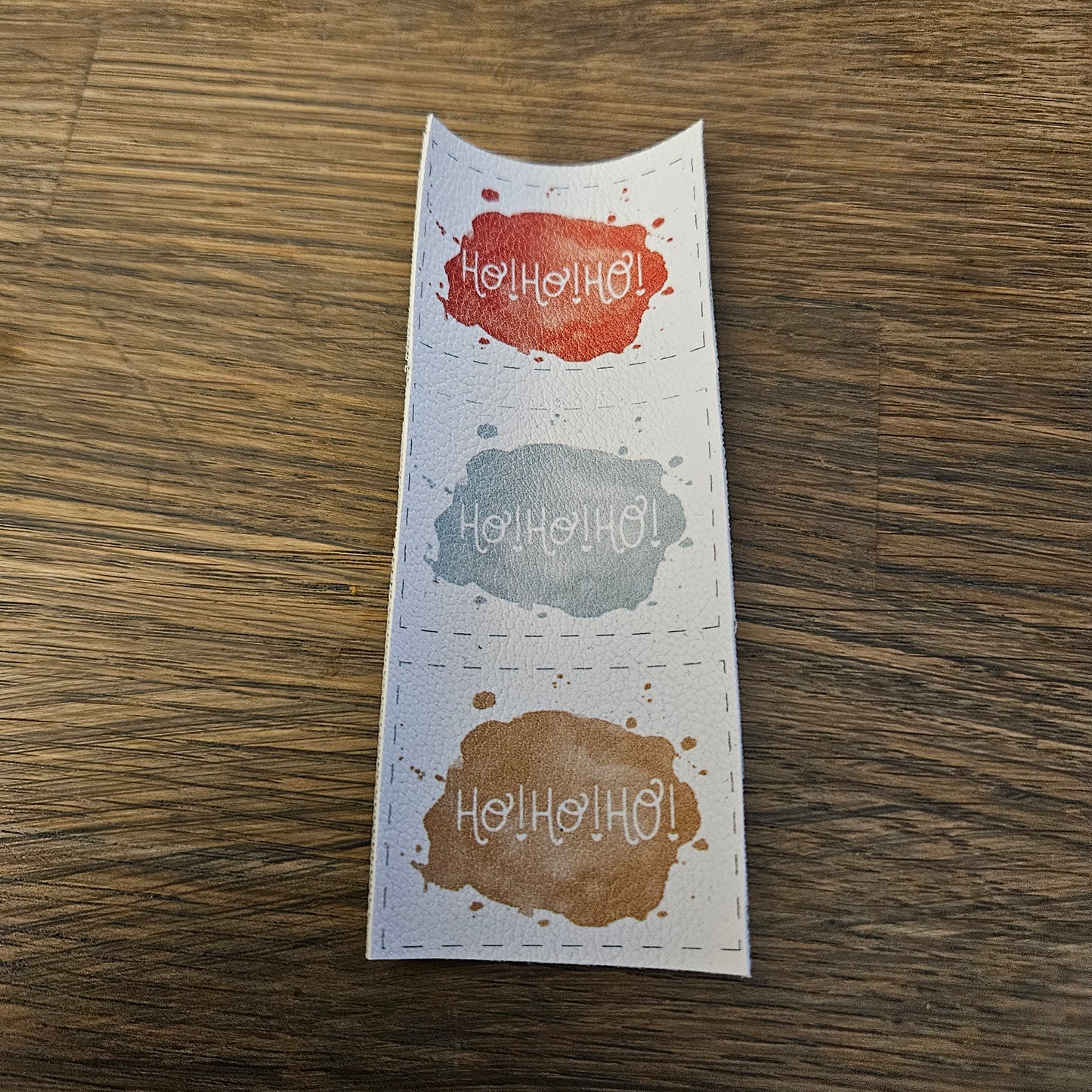 Kunstlederlabel Set - Ho Ho Ho