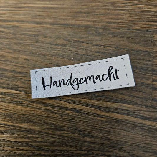 Kunstlederlabel Handgemacht