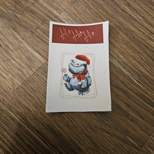 Kunstlederlabel Set - Hohoho Monster