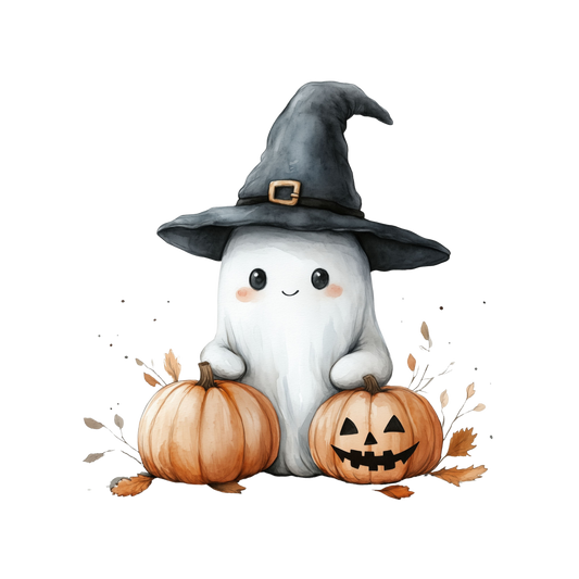 Auktion - Bügelbild - Süßer Geist 7 - 20cm