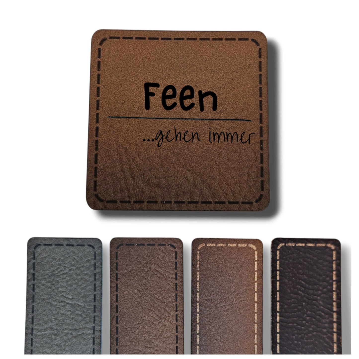 Kunstleder Patch - Feen...gehen immer