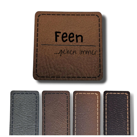 Kunstleder Patch - Feen...gehen immer