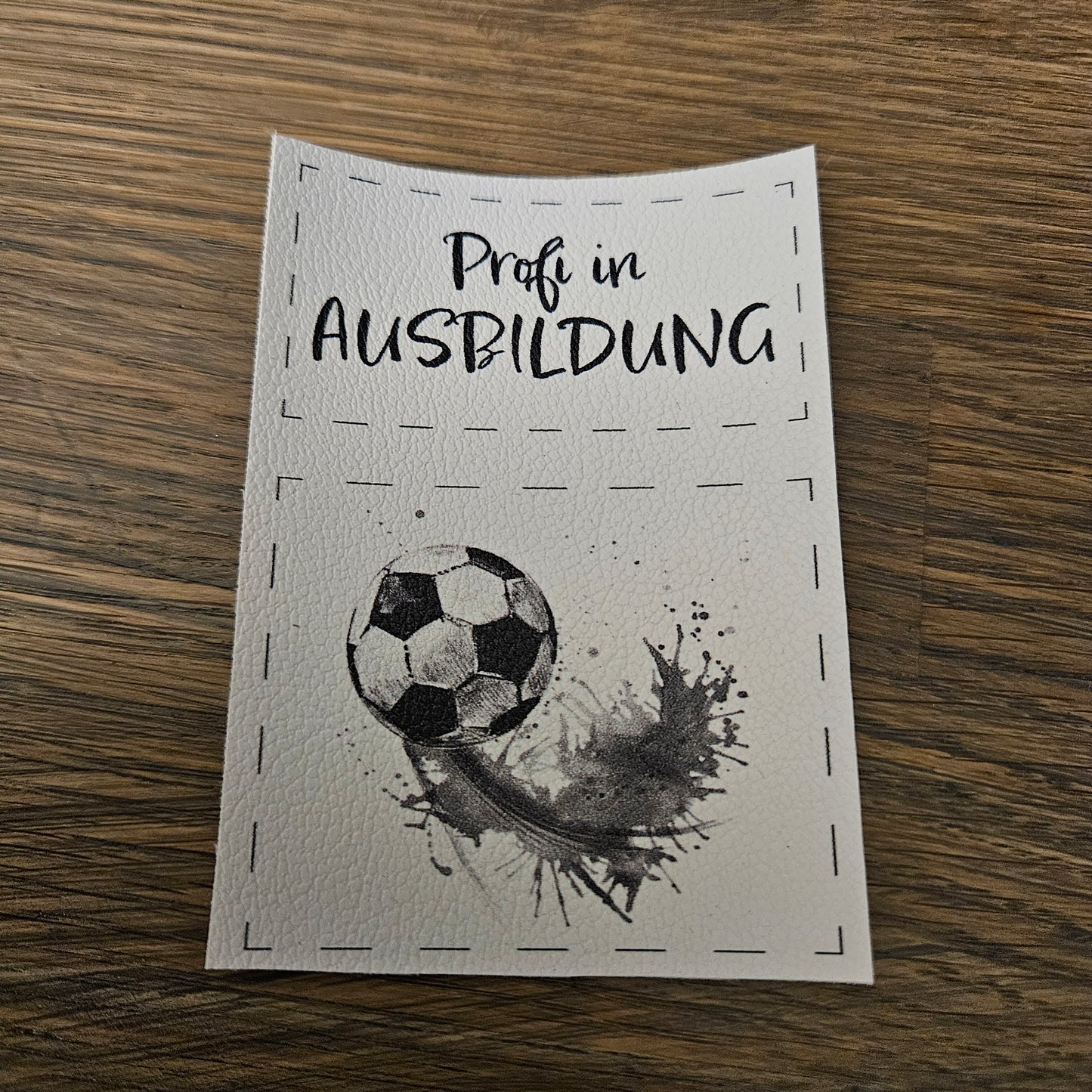 Kunstlederlabel Set - Fußballprofi