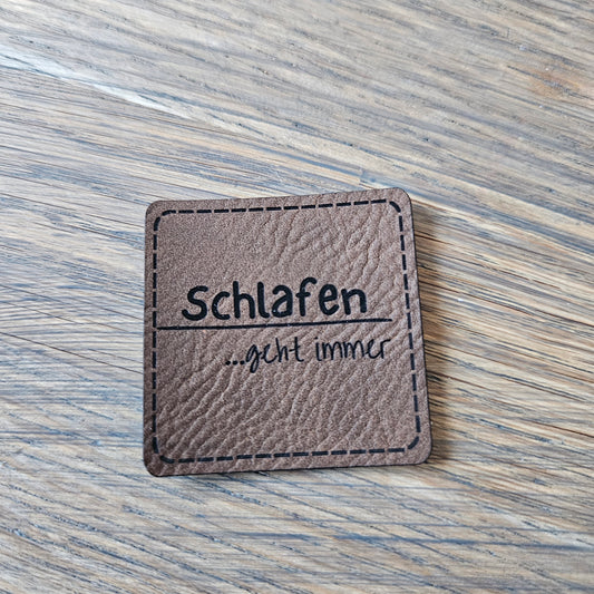 Patch - 4x4cm - Schlafen geht immer