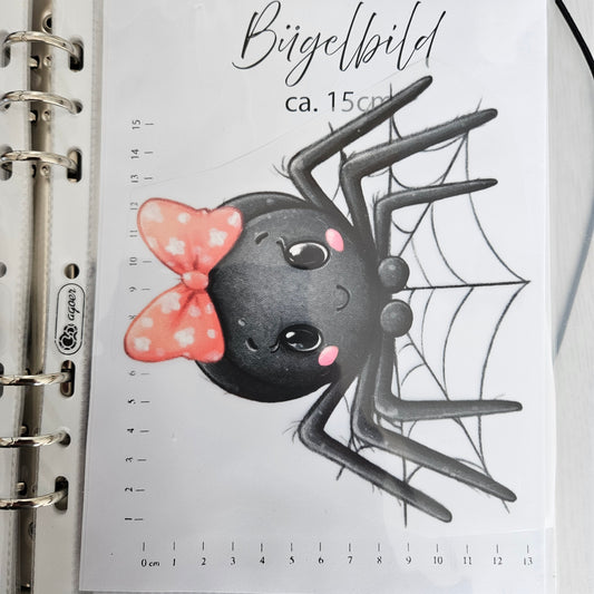 Bügelbild - Spinne ca. 15cm