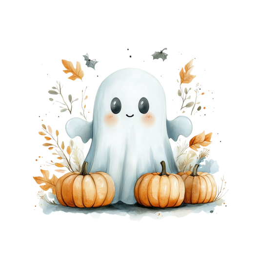 Auktion - Bügelbild - Süßer Geist 4 - 20cm