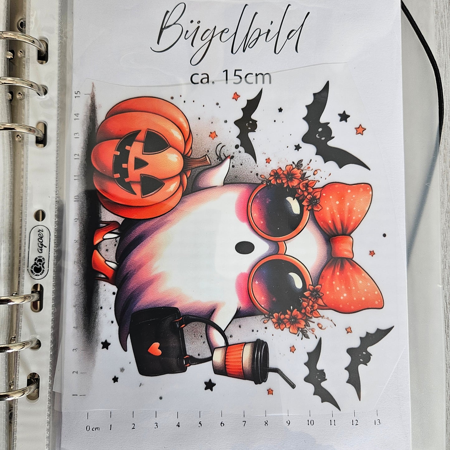 Bügelbild - Geist Diva  ca. 15cm