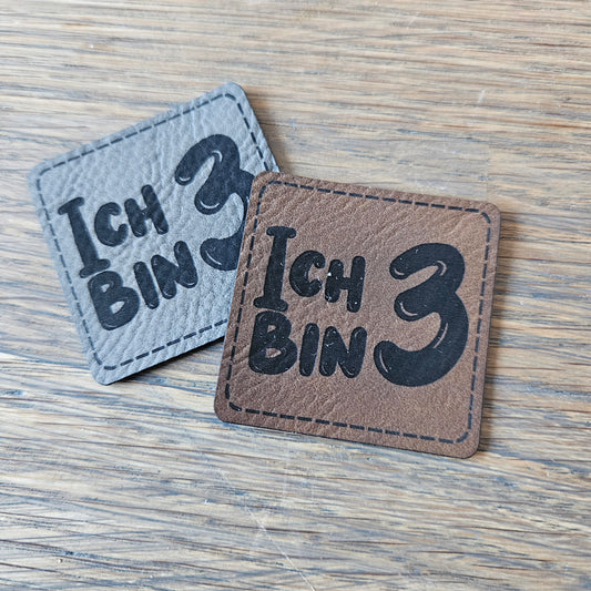 Patch - 4x4cm - Ich bin 3