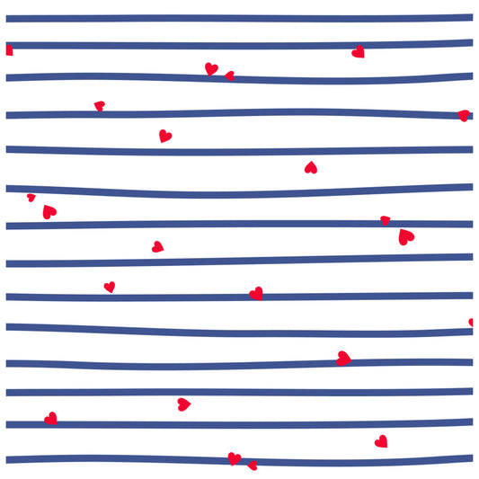 Streifen Blau/Weiß - Käfermädchen Kombi