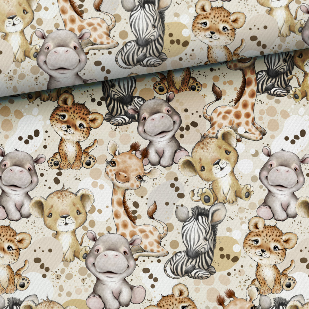 Sommersweat - Safari Babys Kleckse