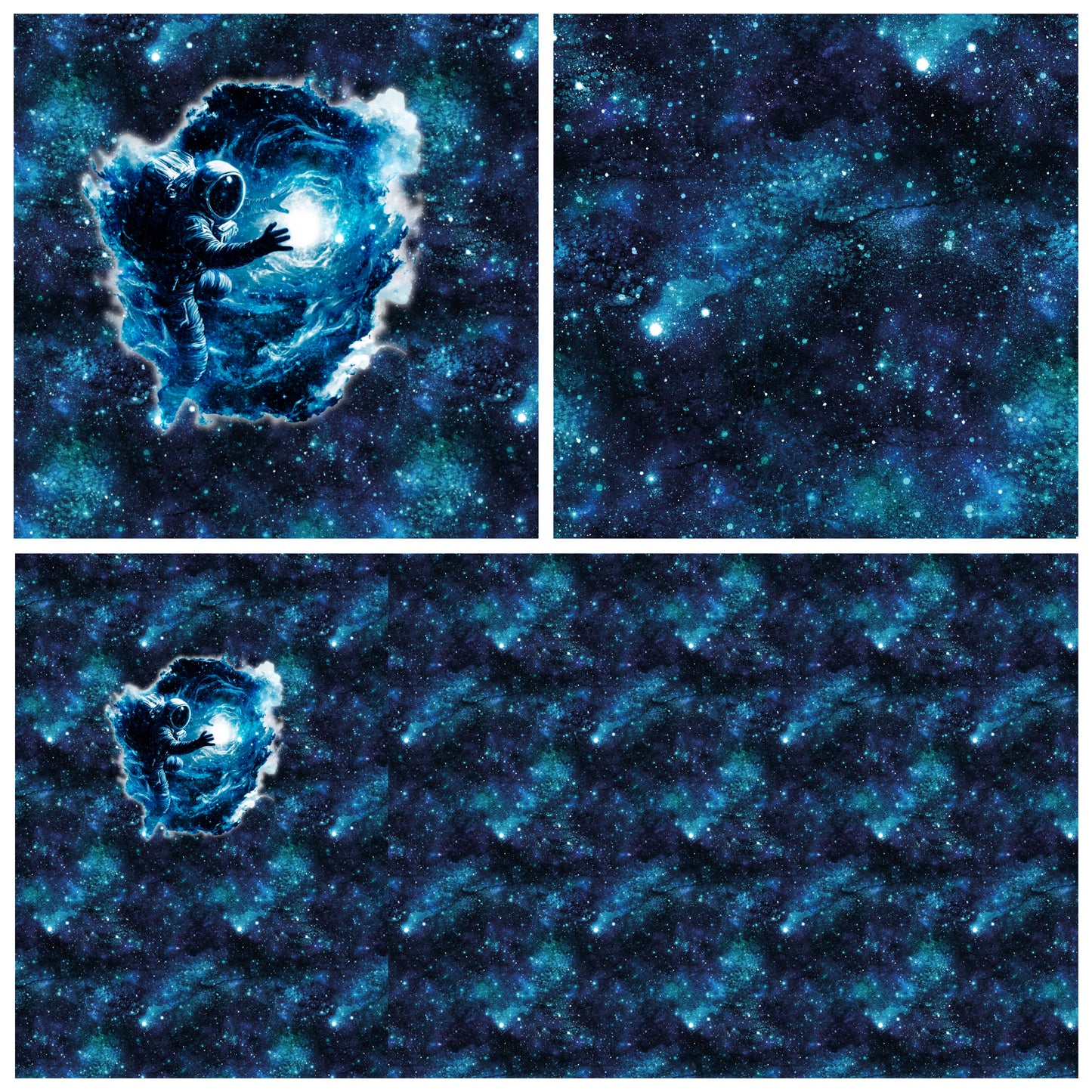 Panel mit Kombi - Astronaut 70cm