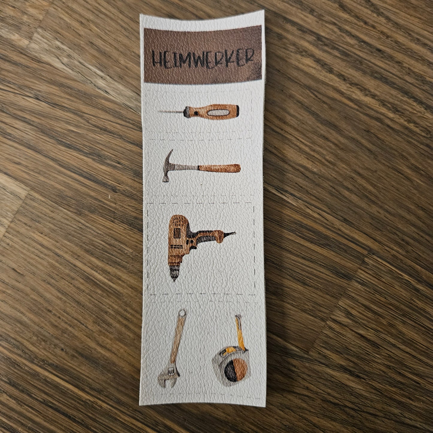 Kunstlederlabel Set - Heimwerker