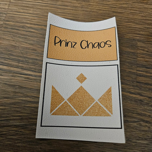 Kunstlederlabel Set - Prinz Chaos