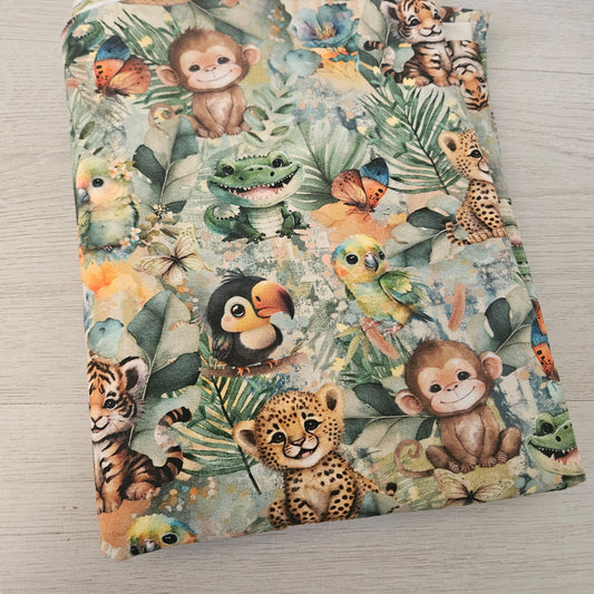 Sommersweat - Safari Tiere - 1m
