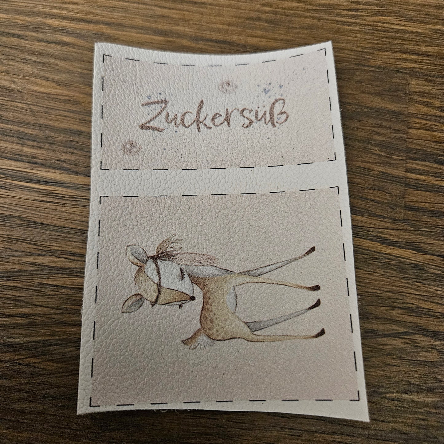 Kunstlederlabel Set - Zuckersüß