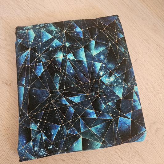 Sommersweat - Galaxy Blau - 0,65m