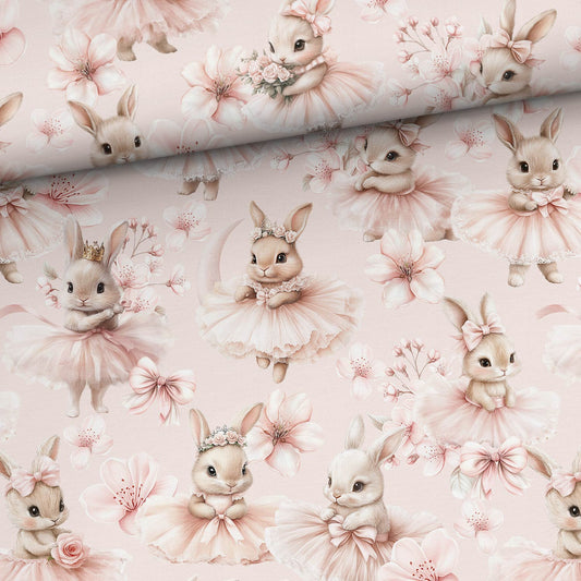 Jersey - Ballerina Hasen Rosa