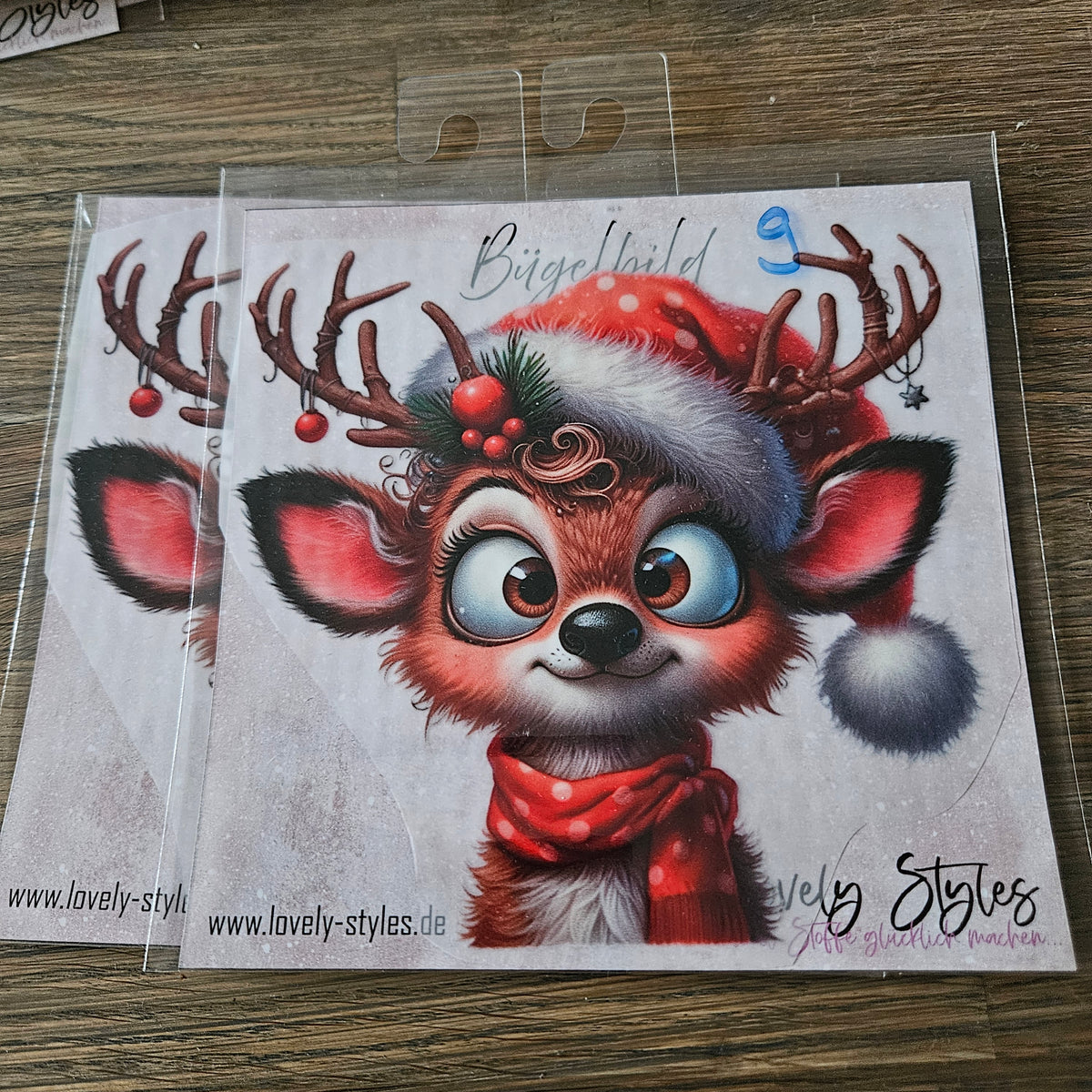 Bügelbild - Reh ca. 15cm