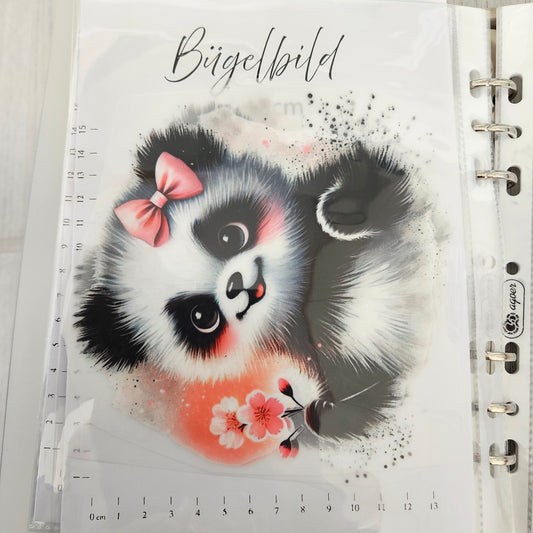 Bügelbild - Süßer Panda 2 ca. 15cm