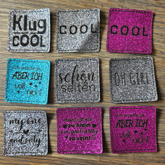 Set Glitzer Patches 6
