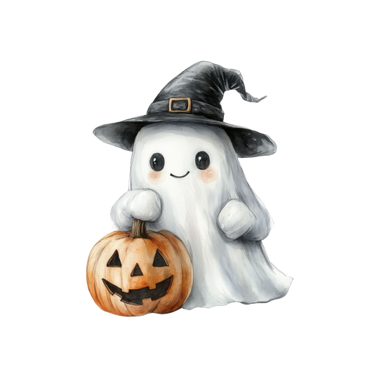 Auktion - Bügelbild - Süßer Geist 8 - 20cm