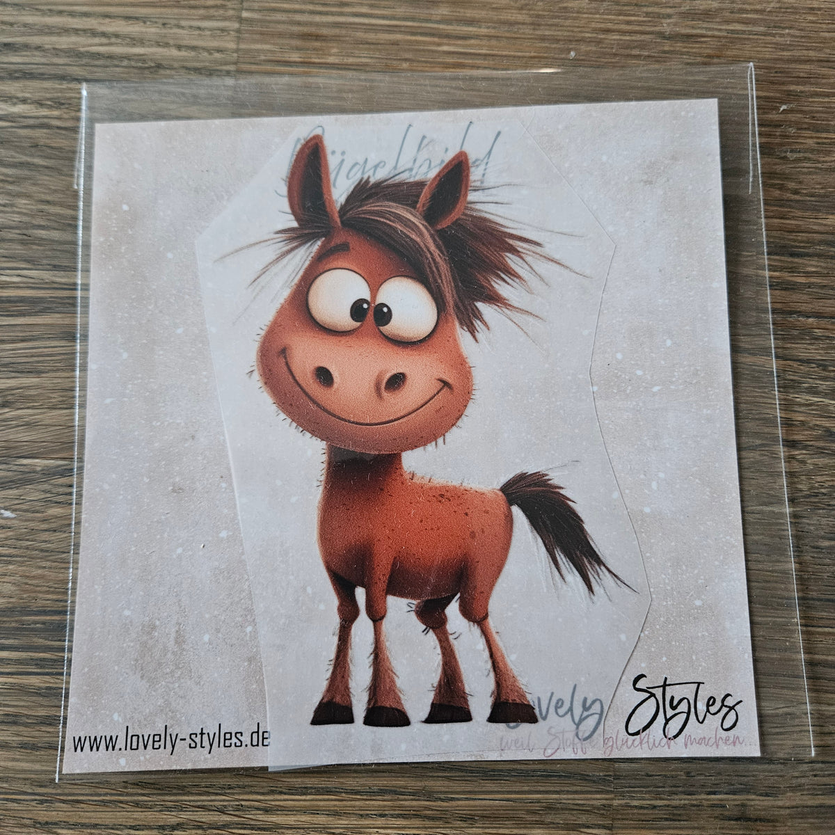 Bügelbild - Pferd ca. 15cm
