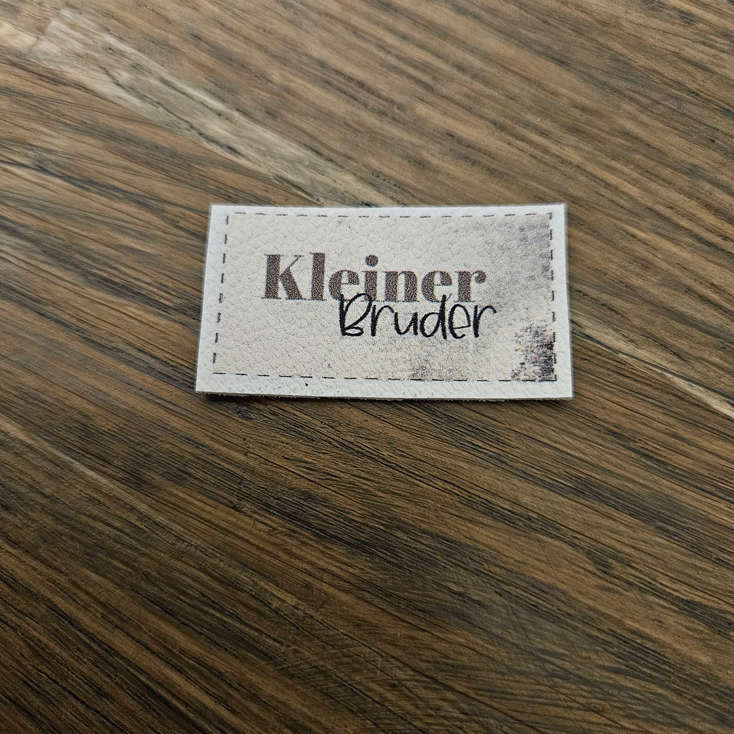 Kunstlederlabel - Geschwister