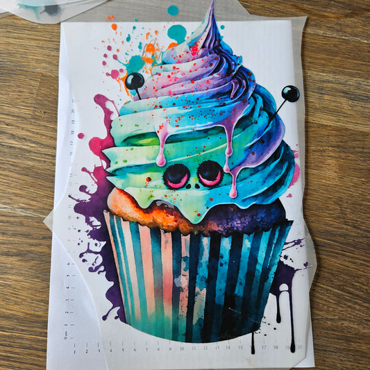 Bügelbild - Cupcake ca. 27cm